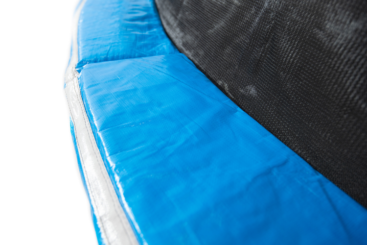 Buy Bounce Pro 14-Foot Trampoline, Basketball Hoop, Safety Enclosure, Blue from Sirius Sales