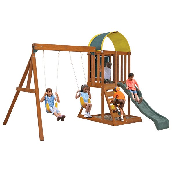 Buy KidKraft Ainsley Wooden Swing Set / Playset from Sirius Sales