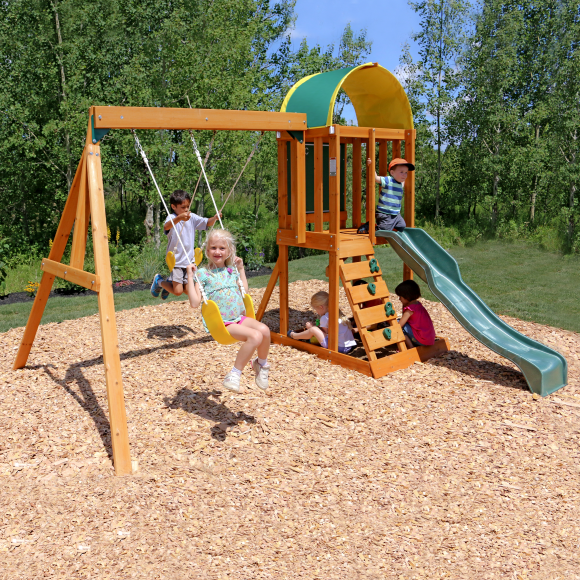 Buy KidKraft Ainsley Wooden Swing Set / Playset from Sirius Sales