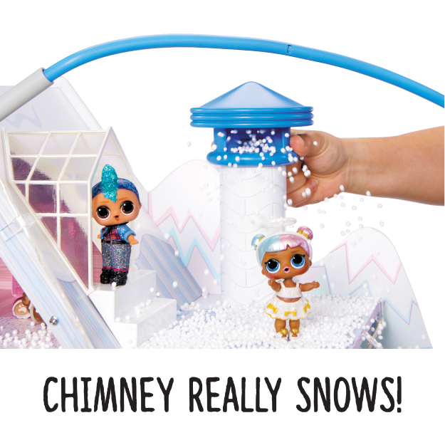 Buy L.O.L. Surprise! Winter Disco Chalet Wooden Doll House with Exclusive Family & 95+ Surprises from Sirius Sales
